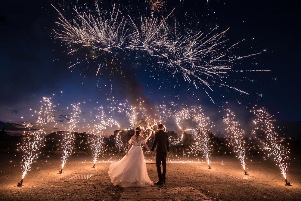 Cómo elegir el mejor espectáculo pirotécnico para tu boda